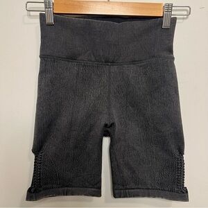 Offline by Aerie High-Rise Grey Biker Shorts High Waisted Elevated Yoga Active